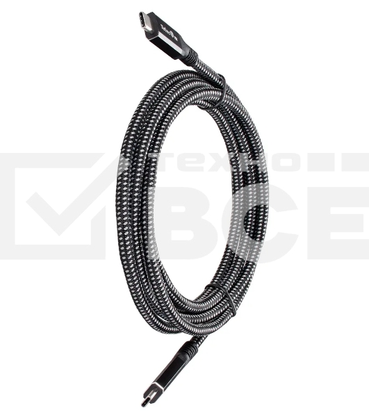 Кабель USB4 TypeCM/CM 8K@30Hz, 40GBps, PD 240W, медь Telecom 2м <TUS840-2M>