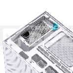 Корпус без блока питания Case JONSBO D32 PRO, Mini-Tower, TG, no fan, 2xUSB-A 3.2 + 1xUSB-C 3.2, mATX, mDTX, mITX White, фото12
