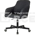 Кресло офисное Бюрократ CH-380M черный, эко.кожа, крестов. металл, фото10