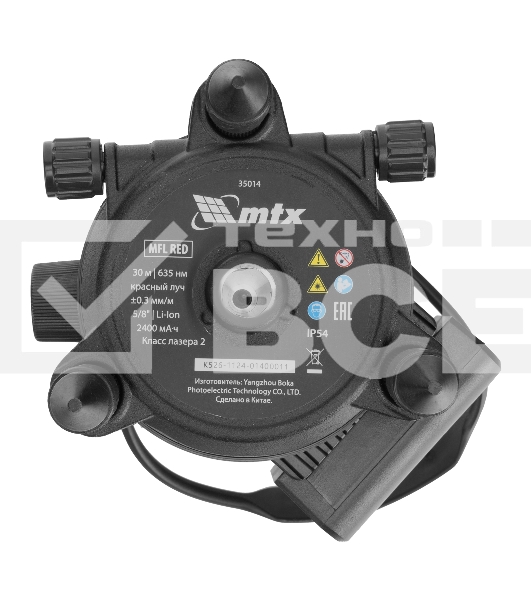 Лазерный уровень MTX MFL RED, 30 м, красный луч, акк. Li 2400 mAh, сумка, резьба 5/8'