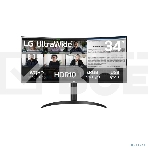 Монитор 34' LG UltraWide 34WR55QK-B VA 3440x1440, 100 Гц, 5 мс, 21:9, 300 кд/м², DP 1.4, 2xHDMI 2.0, USB Type-C, USB Hub, изогнутый экран (1800R), черный, фото11