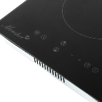 Варочная панель Monsher, High-Tech, Hi-Light, 30 см, 2 конфорки, 9 уровней мощности, сенсорное управление, автоматическое отключение, индикация остаточного тепла, таймер, черный, фото8