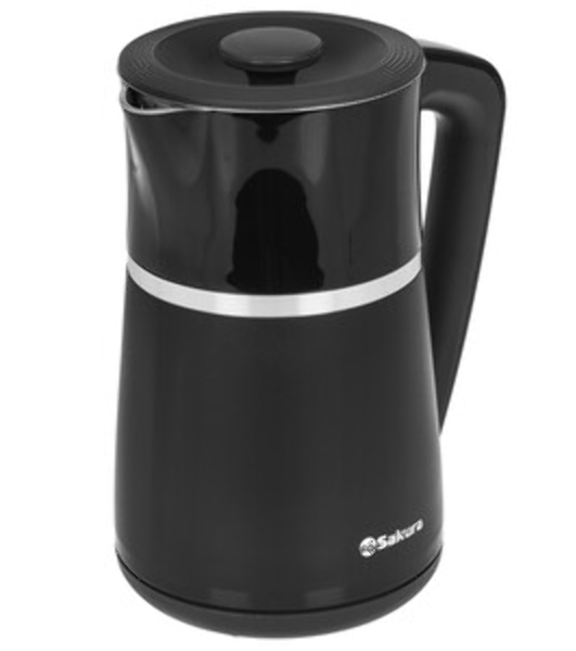 Чайник электрический Sakura SA-2185DBK Premium 1.7 л, дисплей, черный