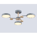 Светильник Ambrella light FL4856/3 GR/WD серый/дерево 54W 3000-6000K D660*170 (без ПДУ), фото7