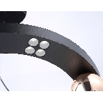 Светильник подвесной светодиодный FL5961 BK/GD черный/золото 4200K 32W  D600*1200 (Без ПДУ), фото4