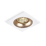 Светильник встраиваемый Ambrella light TN102728 WH/GD белый/золото GU5.3 92*92*23, фото8
