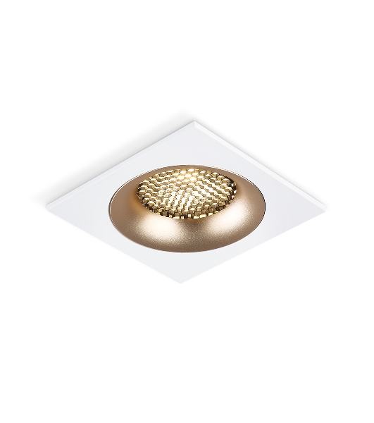 Светильник встраиваемый Ambrella light TN102728 WH/GD белый/золото GU5.3 92*92*23