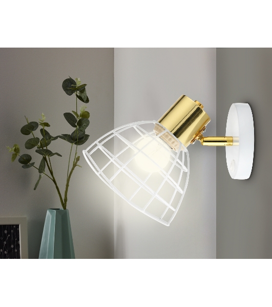 Светильник Ambrella light TR8600 WH/GD белый/золото E27 max 40W 154*145*205