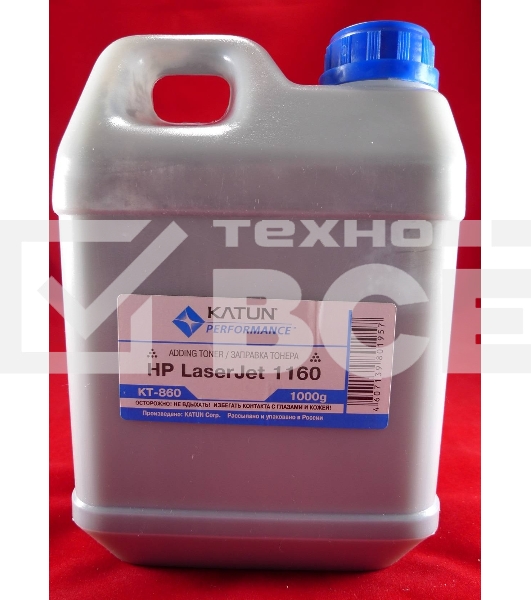 Тонер HP LJ 1160/1320 (кан., 1кг.) Katun фас России