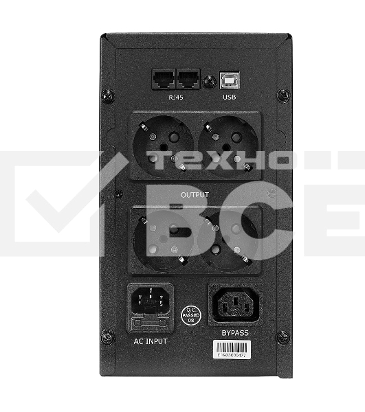 Источник бесперебойного питания CROWN Line Intractive CMU-800EURO LCD USB 800VA\480W, корпус металл, 1x12V/9AH, розетки 4*EURO+1*IEC bypass, трансформатор AVR 145-280V, LCD-дисплей, съёмный кабель 1.2 м, порт RJ11/45, порт USB, защита: от перегрузки, от К