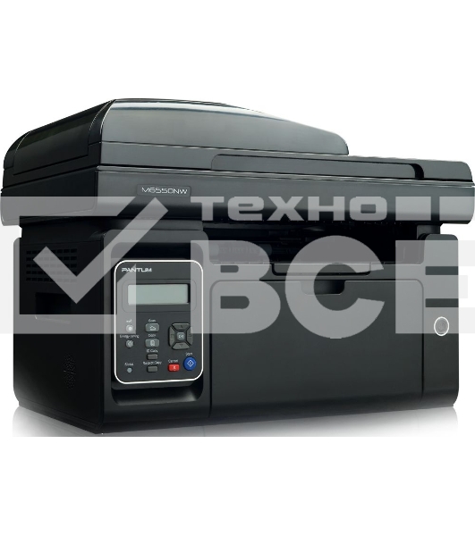 МФУ лазерный Pantum M6550NW, A4, ч/б, печ. до 22 стр/мин., скан. до 22 стр/мин., 1200x1200dpi, USB, RJ-45, Wi-Fi