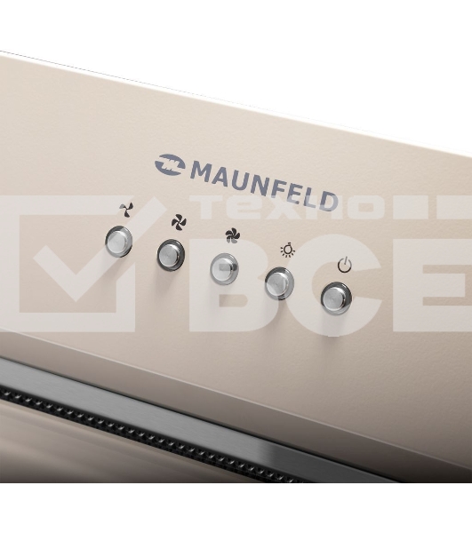 Кухонная вытяжка Maunfeld TRAPEZE 602IG бежевый