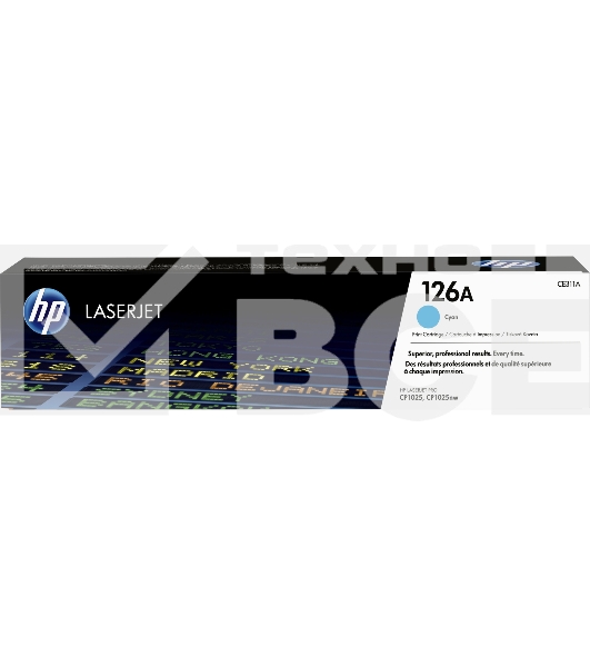 Картридж лазерный HP CE311A голубой для LaserJet Pro CP1025 1000стр.
