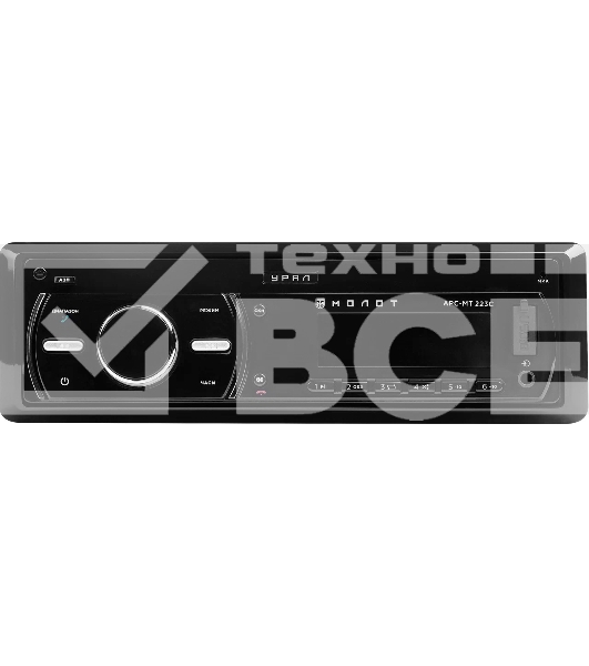 Автомагнитола Ural Молот АРС-МТ 223С 1DIN 4x25Вт