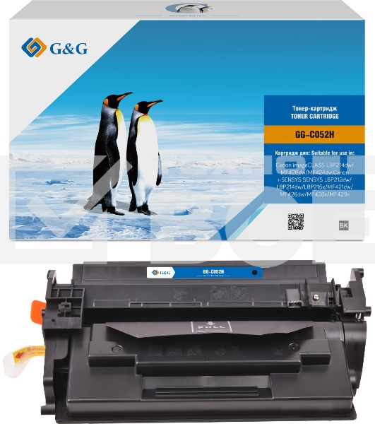Картридж лазерный G&G GG-C052H черный (9200стр.) для Canon MF421/426/428/429/LBP 212/214/215