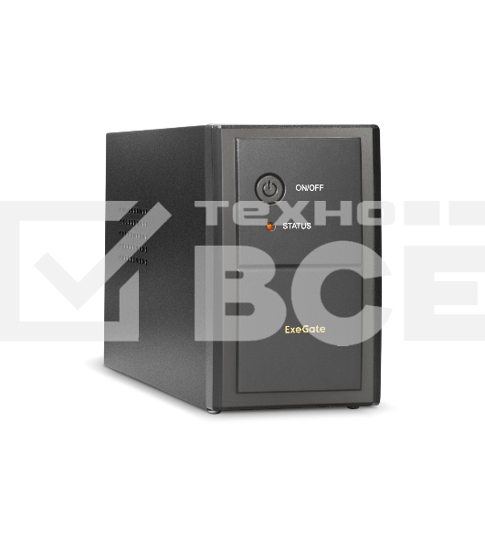 Источник бесперебойного питания ExeGate Power Back BNB-450.LED.AVR.4C13 <450VA/240W, LED, AVR, 4*C13, металлический корпус, Black>