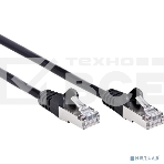 Патч-корд литой AOpen ANP522B-BK-15M FTP cat.5e (7/0.16) черный 15m, фото 1