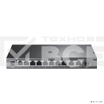 Настольный коммутатор TP-Link TL-SL1311P, 8 портов 10/100 Мбит/с с поддержкой PoE+, 2 гигабитных порта без поддержки PoE, 1 порт SFP, 802.3af/at, бюджет PoE — 65 Вт, стальной корпус, фото7