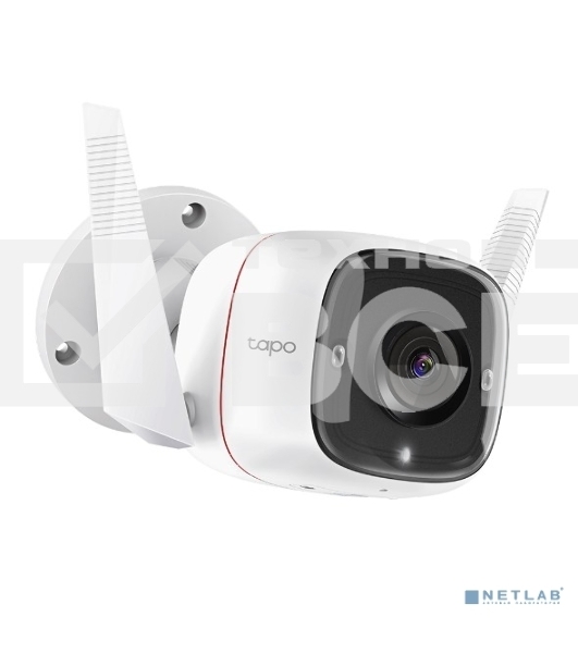 Видеокамера IP TP-Link Tapo C310 White 3MP indoor & outdoor IP camera, 30m Night Vision, IP66 dust & waterproof, Motion Detection and Notification, 2-way Audio, supports Micro SD card storage, easy setup with APP