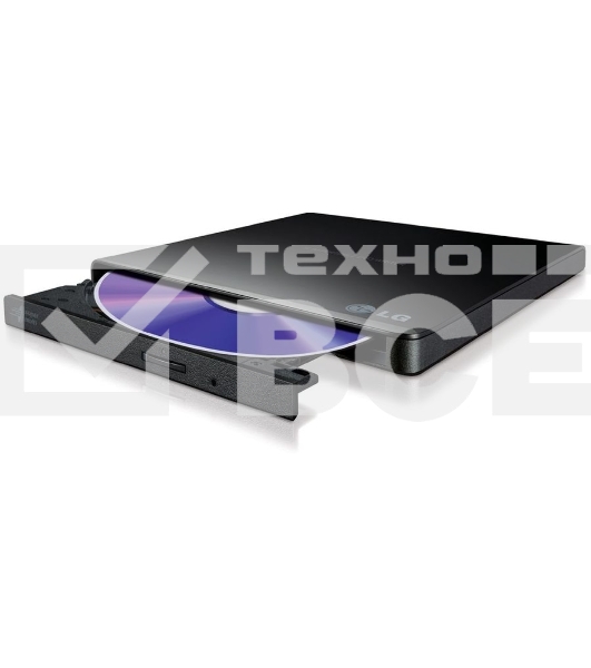 Оптический привод внешний DVD-RW LG GP57EB40 черный USB slim RTL