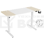 Стол Cactus CS-EDL-WWD столешница МДФ дуб молочный каркас белый, фото8