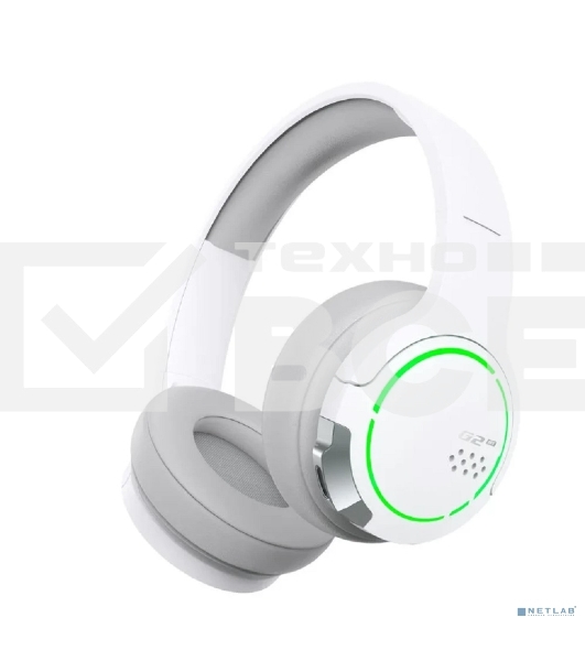 Гарнитура Edifier G2BT белый, беспроводная, Bluetooth, до 24 ч, подсветка