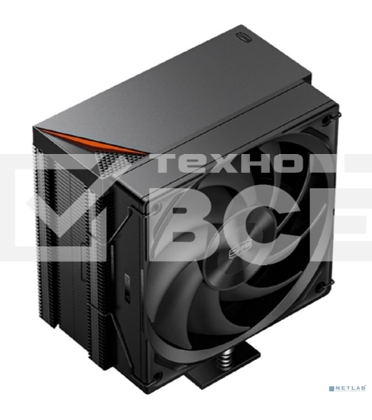 Кулер для процессора PCCooler RZ500 BK (250W, 4-pin PWM, 155mm, Al/Cu, 5x6mm, 1x120mm, 86.73CFM, 32dBA, 2200RPM, S: 1851/1700/1200/115X, AM5/AM4, black)