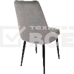 Стул для дома Бюрократ CH-K4_2 комплект 2 шт т. серый Holland 18 металл черный на ножках, фото5