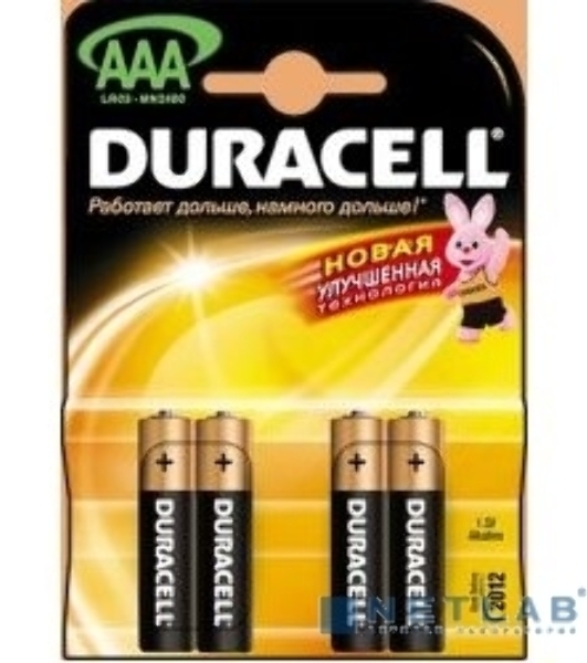Батарейка DURACELL LR03-4BL BASIC (4 шт. в уп-ке)