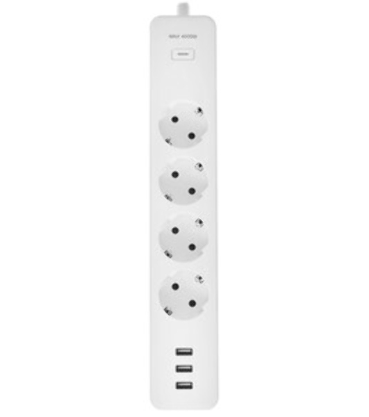 Сетевой фильтр EKF UFP10-375-6-05 6x5 м 10А/2,2 кВт с выкл. c/з ПВС 3х0,75 Блокбастер EKF PROxima