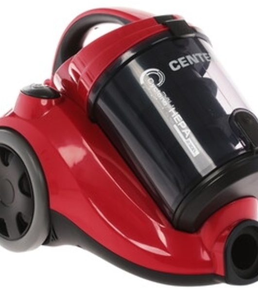 Пылесос Centek CT-2530 красный/черный, 400/2300 Вт, уборка сухая, пылесборник контейнер 2 л