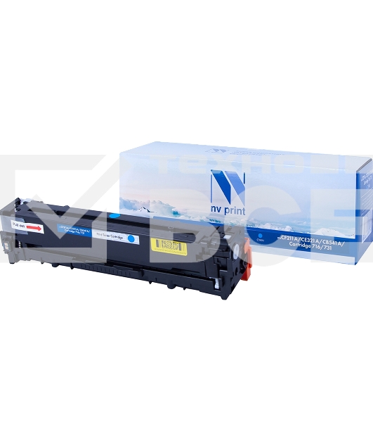 Картридж лазерный NVPrint совместимый HP CF211A/CE321A/CB541A/Canon 716/731 Cyan для LaserJet Color Pro / Canon i-SENSYS (1600k)