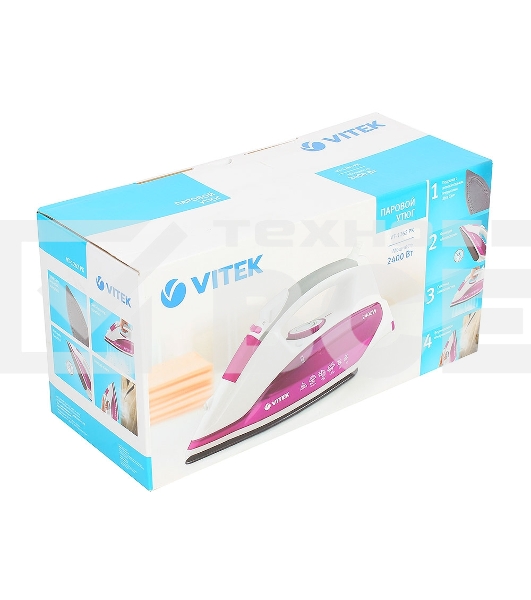 Утюг Vitek VT-1262 PK розовый