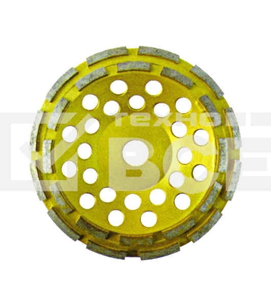 Диск алмазный шлифовальный, двойной ряд, FIT IT 125 мм. 39517