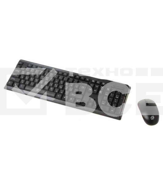 Беспроводной комплект клавиатура + мышь Oklick 230M Black 2.4ГГц Nano Receiver USB