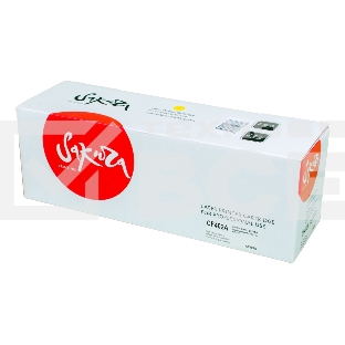 Картридж лазерный Sakura CF402A для HP Color LaserJet Pro M252n/M252dn/MFP277dw/277n, желтый, 1400 к.
