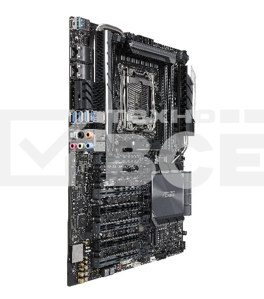 Материнская плата ASUS WS C422 SAGE/10G LGA2066, LGA2066, Intel C422, 8xDDR4, 8xSATA, 2xM.2 (PCIe x4/SATA), 7xPCIe 3.0 x16, 2xPCIe x16 (через PLX), 2x10Gb LAN (Intel X550-AT2), 1xUSB-C 10Gbps, 2xUSB-A 10Gbps, 4xUSB-A 5Gbps, 1xUSB-A 2.0, 1xHDMI, 1xDisplayP