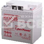 Аккумуляторная батарея PS CyberPower RV 12-26 / 12 В 26 Ач Battery CyberPower Professional series RV 12-26 / 12V 26 Ah, фото 1