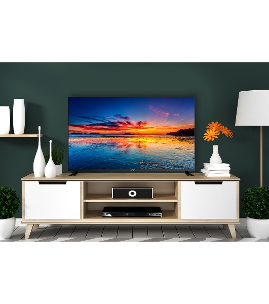 Телевизор Harper 58' 58U750TS черный Direct LED UHD 60Hz Smart