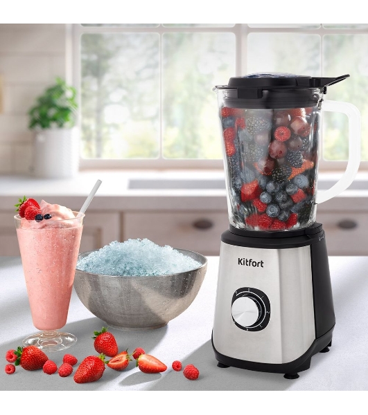 Блендер стационарный Kitfort KT-3020 600Вт нержавеющая сталь