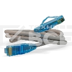 Патч-корд Hyperline PC-LPM-UTP-RJ45-RJ45-C6-0.5M-LSZH-GY Патч-корд U/UTP, Cat.6, LSZH, 0.5 м, серый, фото 1
