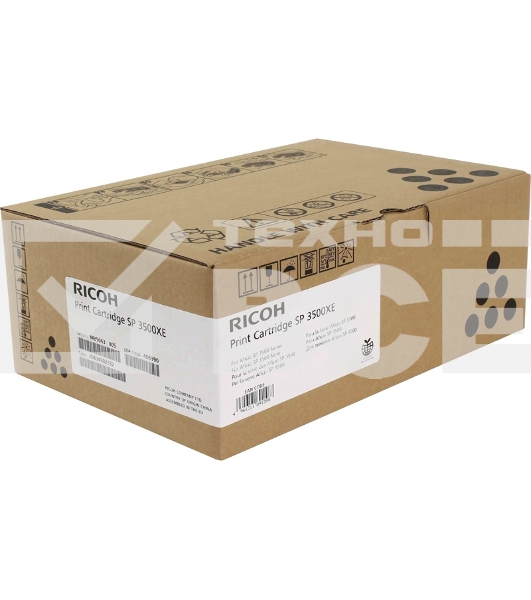 Картридж лазерный Ricoh тип SP 3500XE черный для Aficio SP3500N/SP3510DN/SP3500SF/SP3510SF 6400 отпечатков