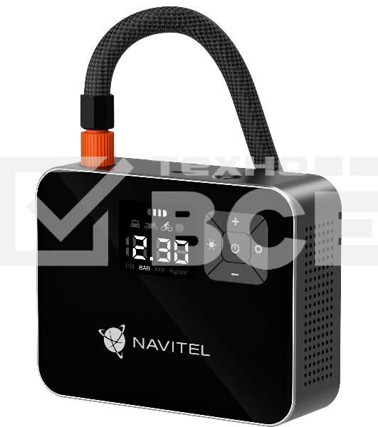 Автомобильный компрессор Navitel AIR 15 AL 15л/мин шланг 0.260м