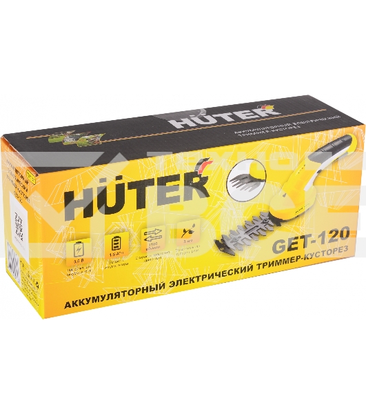 Аккумуляторный электрический триммер-кусторез Huter GET-120