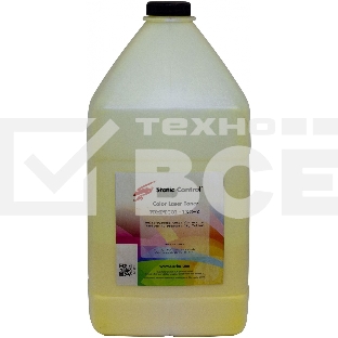 Тонер Static Control TRMPTCOL-1KG-Y желтый флакон 1000гр. для принтера HP CLJCP1515/Canon MF8330