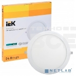 Светильник Iek LDVO0-1609-1-24-4000-K01 ДВО 1609 белый круг LED 24Вт 4000 IP20 алюм. корпус, диам 295 мм, фото5