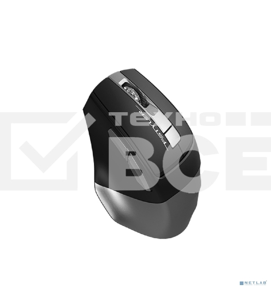 Мышь беспроводная A4Tech Fstyler FB35S серый/черный, 2000 dpi, радиоканал, Bluetooth, USB, кнопки - 5