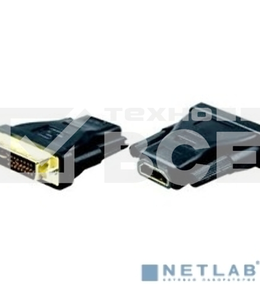 Переходник Rexant шт.DVI - гн.HDMI GOLD