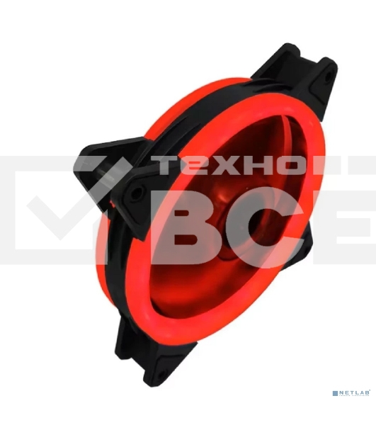 Вентилятор для корпуса Gembird D12025S12L-R черный, 120 мм, 1200 об/мин, 20.5 дБ, 3 pin