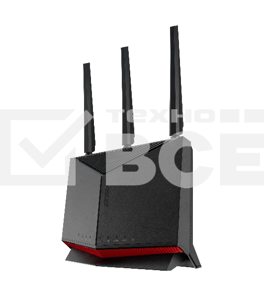 Маршрутизатор ASUS RT-BE86U, черный/красный, 90IG08W0-MO9A0V